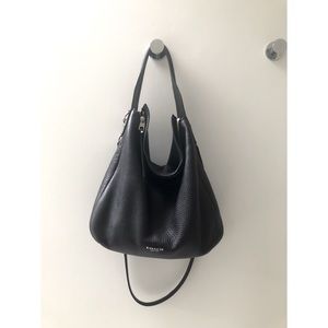 Coach pebble leather hobo bag